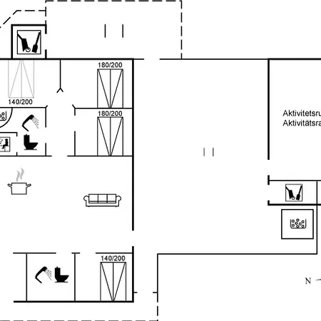 Dwerg - 1-5km From The Sea By Interhome *